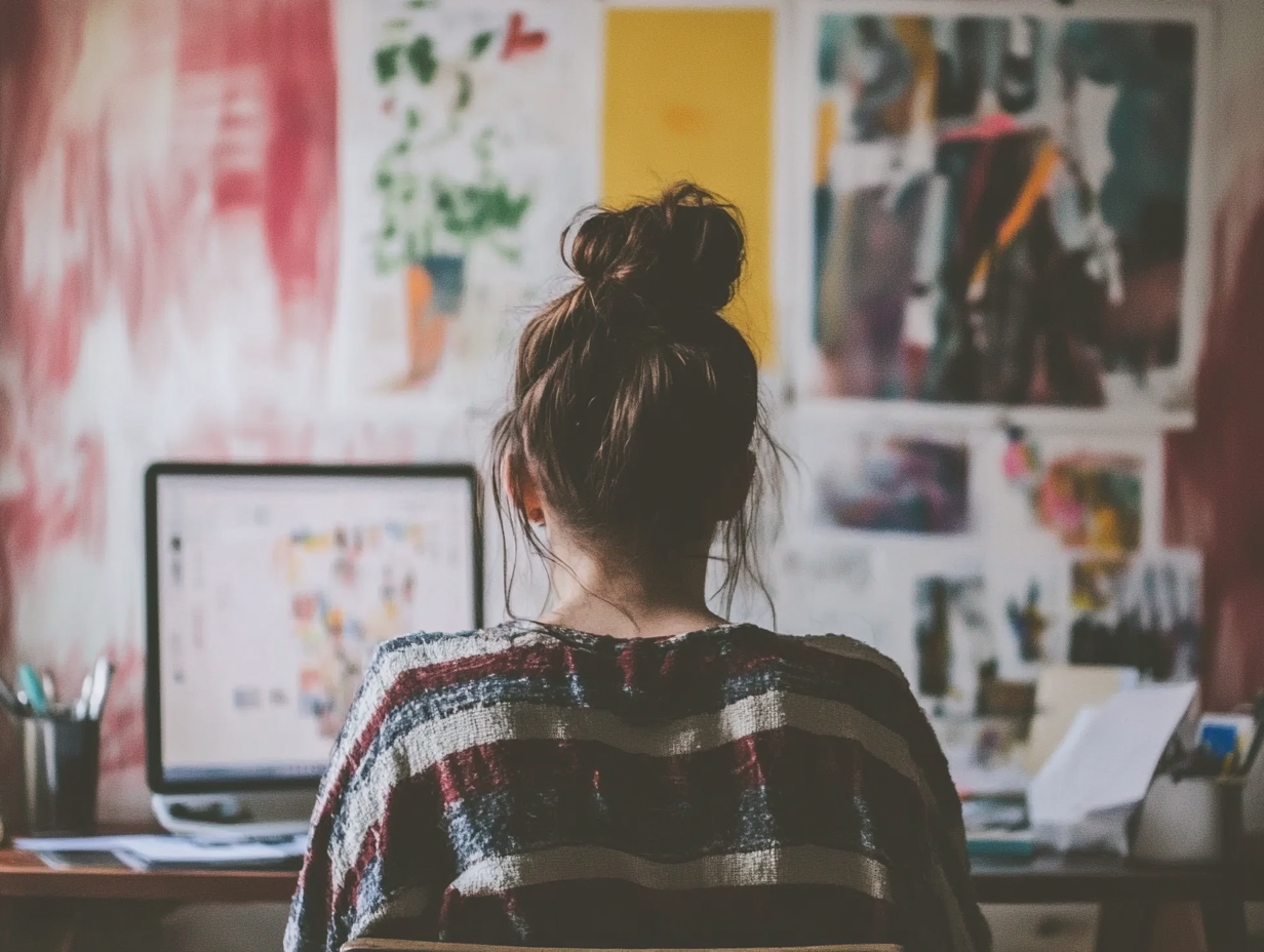 creative college student