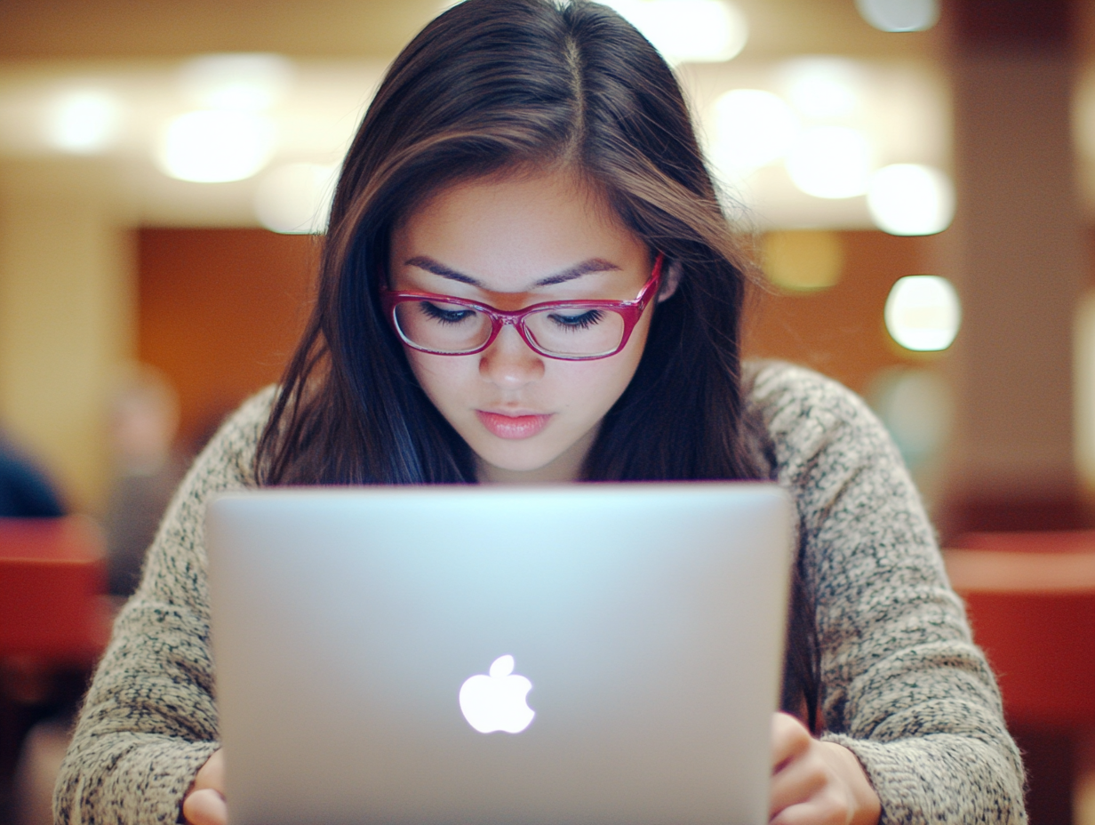 college student note taking