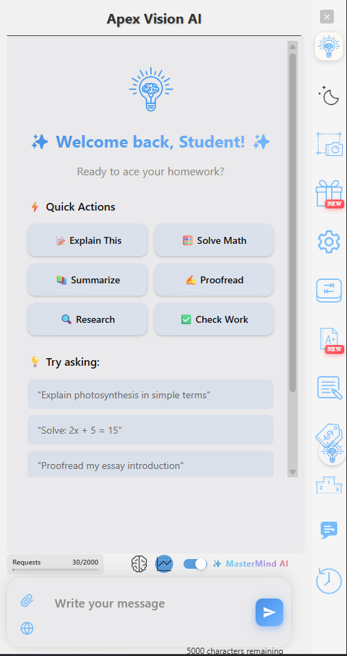 AI Essay Writer & Image Solver