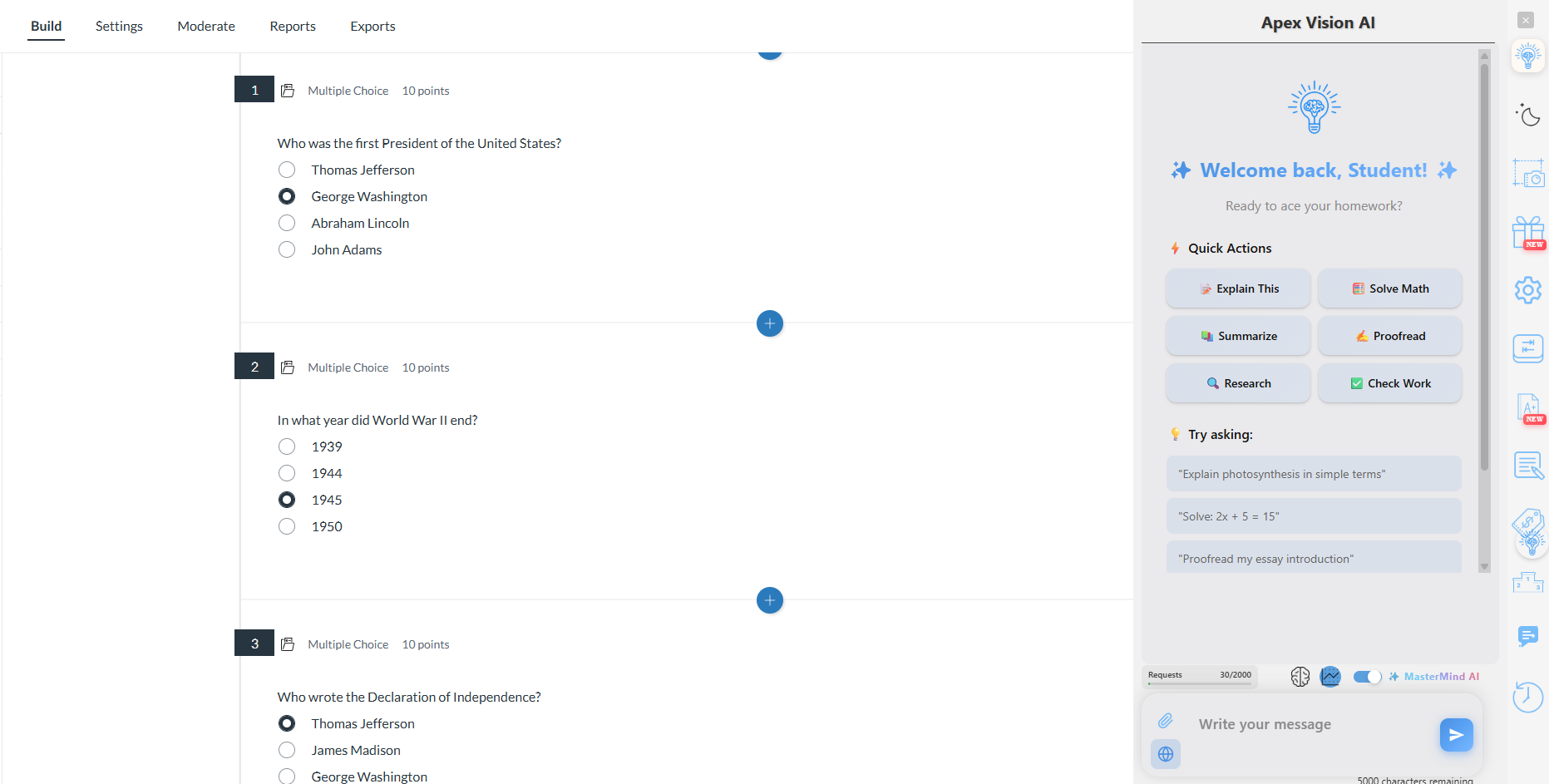 Apex AI study dashboard tracking progress and flashcards