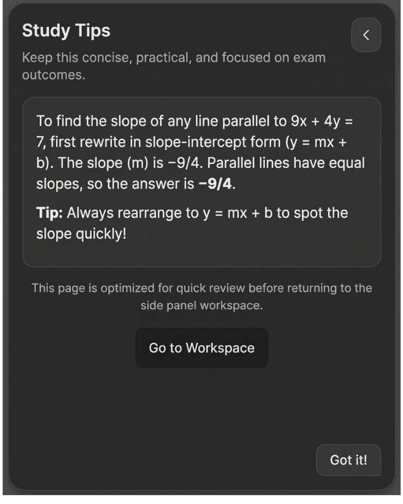 AI Study Tips & Recommendations