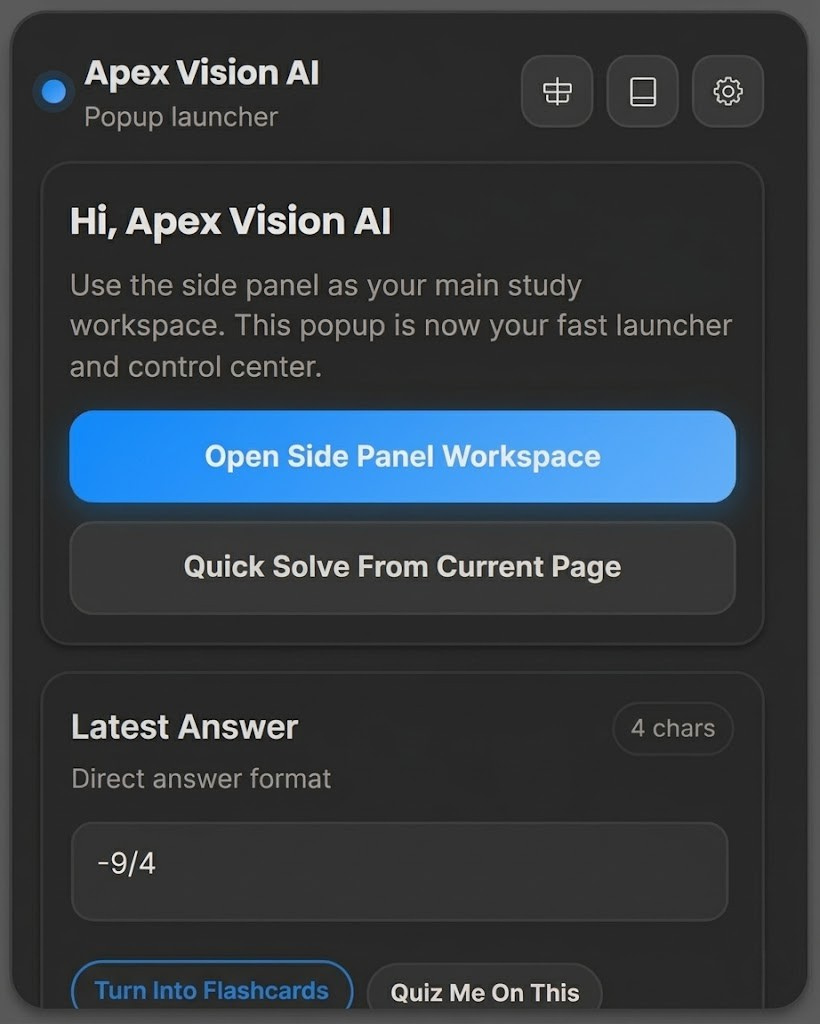 Instant Homework Answers from pop up chrome extension